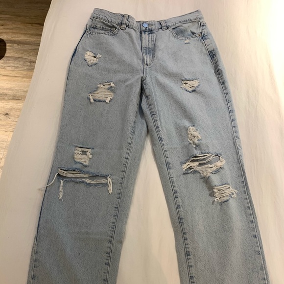 Garage Ripped Vintage Straight Jeans - Picture 3 of 7